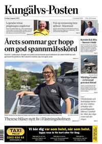 Förstasida Kungälvs-Posten