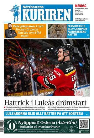 Förstasida Norrbottens-Kuriren