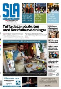 Förstasida Skaraborgs Allehanda