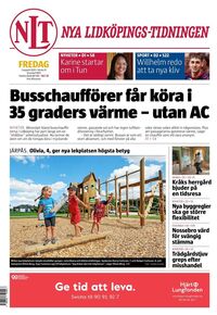 Förstasida Nya Lidköpings-Tidningen