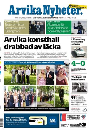 Förstasida Arvika Nyheter