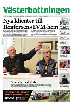Förstasida Västerbottningen