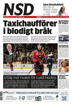 Förstasida Norrländska Socialdemokraten