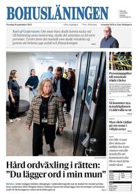 Förstasida Bohusläningen