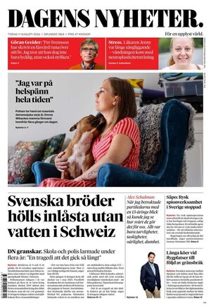 Förstasida Dagens Nyheter