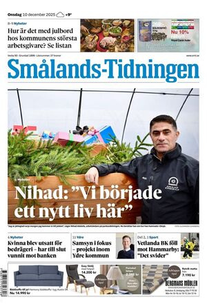 Förstasida Smålands-Tidningen