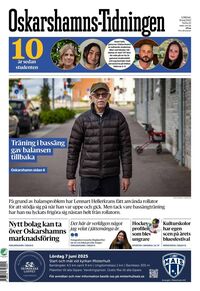 Förstasida Oskarshamns-Tidningen