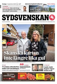 Förstasida Sydsvenskan Lund