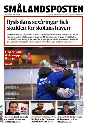 Förstasida Smålandsposten
