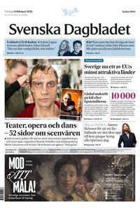 Förstasida Svenska Dagbladet