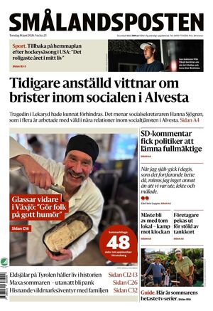 Förstasida Smålandsposten