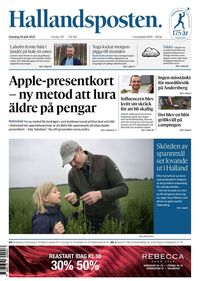 Förstasida Hallandsposten