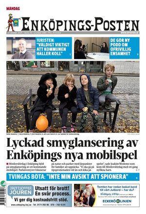 Förstasida Enköpings-Posten