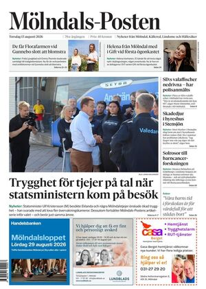 Förstasida Mölndals-Posten