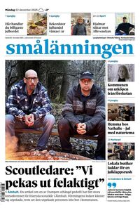 Förstasida Smålänningen