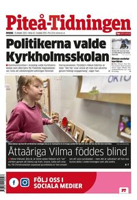 Förstasida Piteå-Tidningen