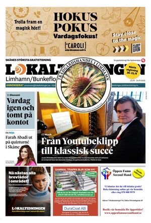 Förstasida Lokaltidningen Limhamn/Bunkeflo
