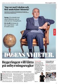 Förstasida Dagens Nyheter