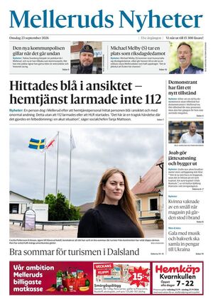 Förstasida Melleruds Nyheter