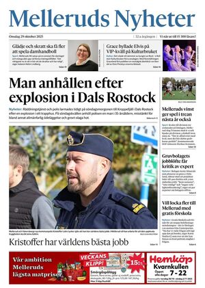 Förstasida Melleruds Nyheter
