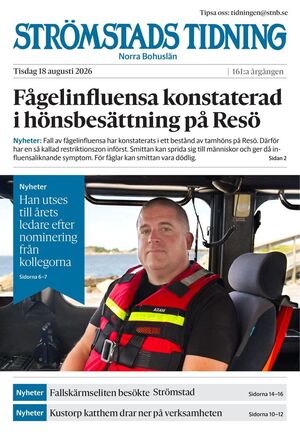 Förstasida Strömstads Tidning