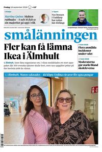 Förstasida Smålänningen