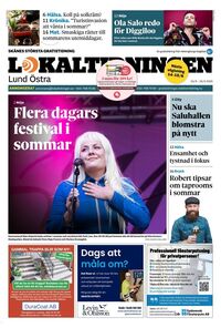 Förstasida Lokaltidningen Lund Östra