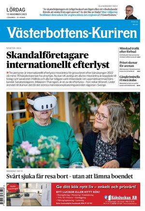 Förstasida Västerbottens-Kuriren