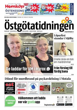 Förstasida Östgötatidningen