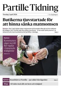 Förstasida Partille Tidning