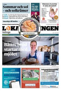 Förstasida Lokaltidningen Vellinge