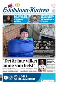 Förstasida Eskilstuna-Kuriren