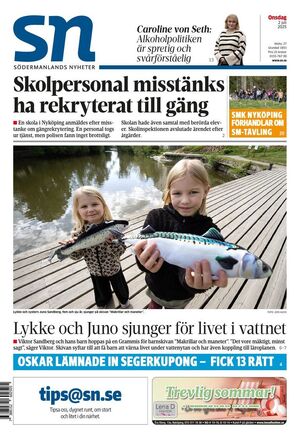 Förstasida Södermanlands Nyheter