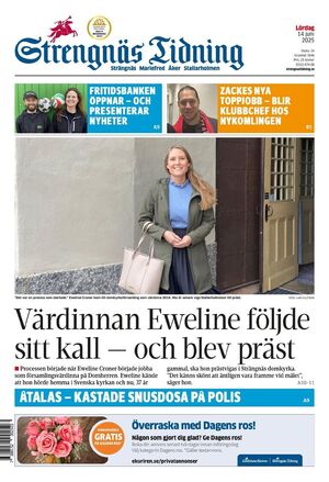 Förstasida Strengnäs Tidning