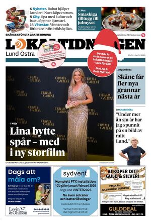 Förstasida Lokaltidningen Lund Östra