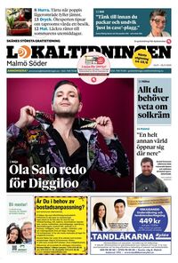 Förstasida Lokaltidningen Malmö Söder