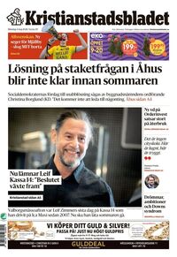 Förstasida Kristianstadsbladet