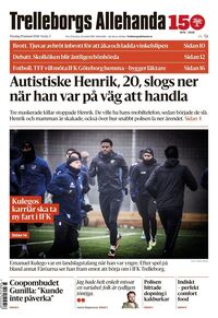 Förstasida Trelleborgs Allehanda