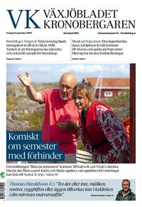 Förstasida Växjöbladet Kronobergaren