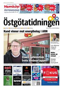 Förstasida Östgötatidningen