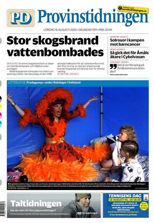 Förstasida Provinstidningen Dalsland