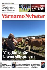 Förstasida Värnamo Nyheter