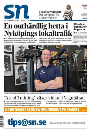 Förstasida Södermanlands Nyheter