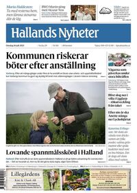 Förstasida Hallands Nyheter