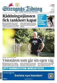 Förstasida Strengnäs Tidning