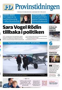 Förstasida Provinstidningen Dalsland