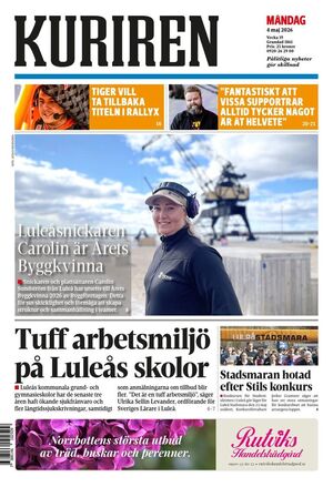 Förstasida Norrbottens-Kuriren