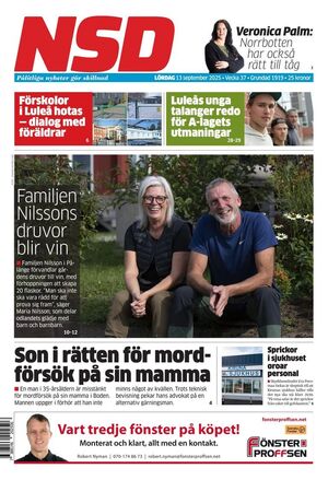 Förstasida Norrländska Socialdemokraten