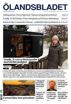 Förstasida Ölandsbladet