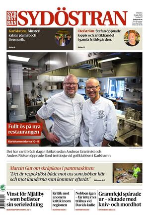 Förstasida Sydöstran